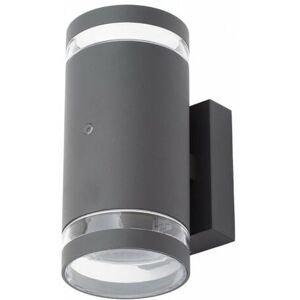 Litecraft - Helo Wall Light Outdoor Up & Down Fitting With Photocell - Anthracite Litecraft - Helo Wall Light Outdoor Up & Down Fitting With Photocell - Anthracite