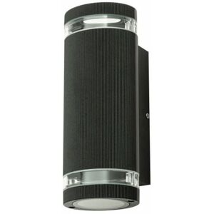 Litecraft - Holme Up & Down Outdoor Wall Light Oval Garden IP44 Fitting - Black Litecraft - Holme Up & Down Outdoor Wall Light Oval Garden IP44 Fitting - Black