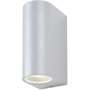 Litecraft - Irwell Up & Down Outdoor Wall Light IP44 Rated GU10 Fitting - Silver Litecraft - Irwell Up & Down Outdoor Wall Light IP44 Rated GU10 Fitting - Silver
