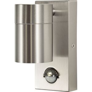 Litecraft - Kenn Wall Light Outdoor Up Down Fitting With Sensor - Stainless Steel Litecraft - Kenn Wall Light Outdoor Up Down Fitting With Sensor - Stainless Steel