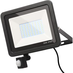 Litecraft - Langton Floodlight Outdoor 50W led With pir Motion Sensor - Black Litecraft - Langton Floodlight Outdoor 50W led With pir Motion Sensor - Black