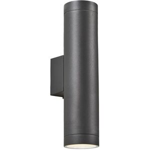 Litecraft - Lonan Wall Light Outdoor Long Up & Down IP44 Fitting - Anthracite Litecraft - Lonan Wall Light Outdoor Long Up & Down IP44 Fitting - Anthracite