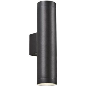 Litecraft - Lonan Wall Light Outdoor Long Up & Down IP44 Rated Fitting - Black Litecraft - Lonan Wall Light Outdoor Long Up & Down IP44 Rated Fitting - Black