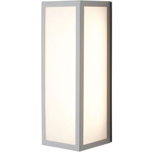 Litecraft - Pictor Wall Light led Box Lantern Outdoor IP44 Rated Fitting - Silver Litecraft - Pictor Wall Light led Box Lantern Outdoor IP44 Rated Fitting - Silver