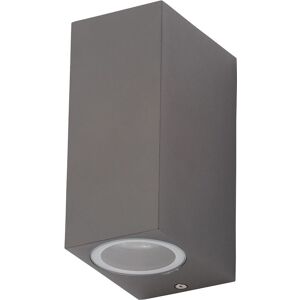 Litecraft - Richmond Wall Light Outdoor Up & Down Garden GU10 Fitting - Anthracite Litecraft - Richmond Wall Light Outdoor Up & Down Garden GU10 Fitting - Anthracite