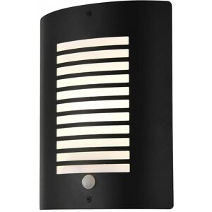 Litecraft - Sigma Wall Light Outdoor Lantern With pir Motion Sensor - Black Litecraft - Sigma Wall Light Outdoor Lantern With pir Motion Sensor - Black