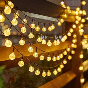LITZEE Outdoor Solar String 12M 100 LED String Light Warm White with 8 Modes & Waterproof IP65 Decorative Lamp Ideal for Home, Garden, Festival, LITZEE Outdoor Solar String 12M 100 LED String Light Warm White with 8 Modes & Waterproof IP65 Decorative Lamp Ideal for Home, Garden, Festival,