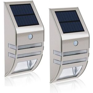 TONCHEAN MianBaoShu 2 Pack led Solar Lights Waterproof Stainless Steel Wall Lights Outdoor Motion Sensor 90° Wide Angle Lighting for Garden Patio Pathway etc. TONCHEAN MianBaoShu 2 Pack led Solar Lights Waterproof Stainless Steel Wall Lights Outdoor Motion Sensor 90° Wide Angle Lighting for Garden Patio Pathway etc.