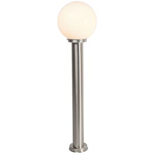 Qazqa Modern Outdoor Steel Globe Light - IP44 Qazqa Modern Outdoor Steel Globe Light - IP44