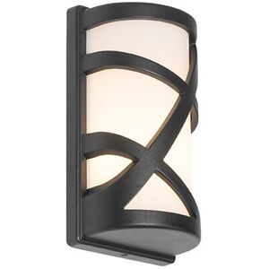 QAZQA Modern Outdoor Wall Light Black IP44 - Suzie QAZQA Modern Outdoor Wall Light Black IP44 - Suzie