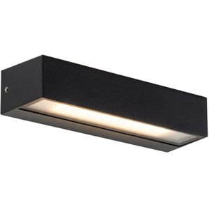 Qazqa Modern Wall Light Aluminum Glass - IP65 - 16.5W Qazqa Modern Wall Light Aluminum Glass - IP65 - 16.5W