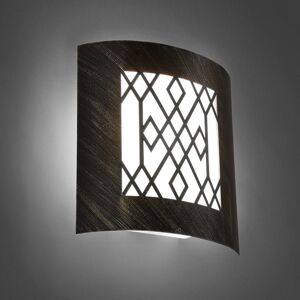 QAZQA Emmerald Rustic Wall Light - Outdoor Stainless Steel IP44 QAZQA Emmerald Rustic Wall Light - Outdoor Stainless Steel IP44