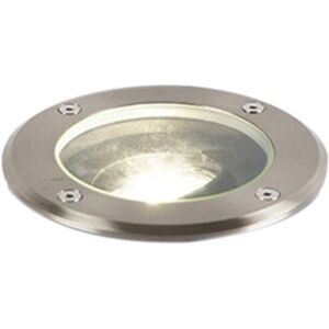 Qazqa - Smart outdoor ground spot stainless steel incl. WiFi GU10 IP65 - Delux Qazqa - Smart outdoor ground spot stainless steel incl. WiFi GU10 IP65 - Delux