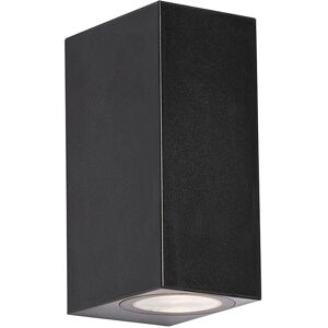 QAZQA Modern Outdoor Wall Light Black Plastic 2-Light - Baleno QAZQA Modern Outdoor Wall Light Black Plastic 2-Light - Baleno