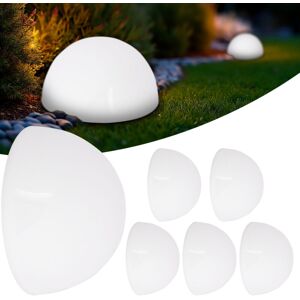 monzana Set of 6 led Solar Lights Weatherproof IP44 Wall & Ground Lamps with Dusk Sensor Wireless Garden, Patio & Balcony Lighting Modern Half-Sphere Design monzana Set of 6 led Solar Lights Weatherproof IP44 Wall & Ground Lamps with Dusk Sensor Wireless Garden, Patio & Balcony Lighting Modern Half-Sphere Design