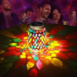 GOTRAYS Mosaic Solar Lanterns Outdoor Glass Hanging Solar Lights Waterproof for Garden Patio Holiday Party (Art Deco)-1pcs GOTRAYS Mosaic Solar Lanterns Outdoor Glass Hanging Solar Lights Waterproof for Garden Patio Holiday Party (Art Deco)-1pcs