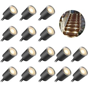 CSPARKV Oimg 32mm led Recessed Lighting Kits with Protective Shell, Outdoor led Landscape Lighting, IP67 Waterproof, 12V Low Voltage, for Garden, Stair, CSPARKV Oimg 32mm led Recessed Lighting Kits with Protective Shell, Outdoor led Landscape Lighting, IP67 Waterproof, 12V Low Voltage, for Garden, Stair,
