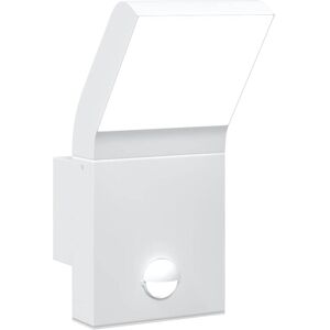 vidaXL White Outdoor LED Wall Light with Sensor - Wall Lamp vidaXL White Outdoor LED Wall Light with Sensor - Wall Lamp