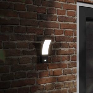 vidaXL Outdoor LED Wall Light with Sensor - Wall Lamp W vidaXL Outdoor LED Wall Light with Sensor - Wall Lamp W