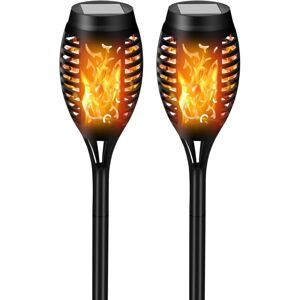 LONGZIMING Outdoor Solar Flame Light,2 Pack 12 led Garden Lights With Realistic Flame Effect,IP65 Waterproof Solar Light,Suitable For LONGZIMING Outdoor Solar Flame Light,2 Pack 12 led Garden Lights With Realistic Flame Effect,IP65 Waterproof Solar Light,Suitable For