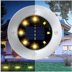 WAY Outdoor Solar Garden Lights 8 led Solar Floor Light Ground Spotlight Garden Decoration IP65 Waterproof Lawn Path Patio Outdoor 1 Piece WAY Outdoor Solar Garden Lights 8 led Solar Floor Light Ground Spotlight Garden Decoration IP65 Waterproof Lawn Path Patio Outdoor 1 Piece
