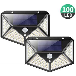 BEIJIYI Solar Lamp Outdoor, Powerful Version 2 Pack 100 LEDs 2200mAh Waterproof Outdoor Lighting 270° Solar Light Motion Sensor 180° Solar Spotlight Solar BEIJIYI Solar Lamp Outdoor, Powerful Version 2 Pack 100 LEDs 2200mAh Waterproof Outdoor Lighting 270° Solar Light Motion Sensor 180° Solar Spotlight Solar