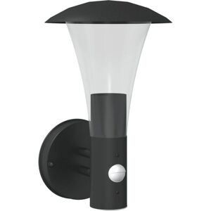 vidaXL Black Sensor Outdoor Wall Light - Wall Light vidaXL Black Sensor Outdoor Wall Light - Wall Light