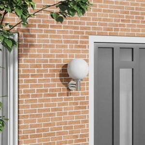 Outdoor Wall Light Silver 28 x 25 x 38 cm Stainless steel vidaXL Outdoor Wall Light Silver 28 x 25 x 38 cm Stainless steel vidaXL