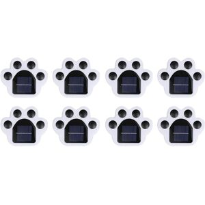 Pack of 8 Creative Bear Paw Shaped Solar Lamp, Outdoor Decoration, COOCHEER Underground LED Light - White Light Pack of 8 Creative Bear Paw Shaped Solar Lamp, Outdoor Decoration, COOCHEER Underground LED Light - White Light