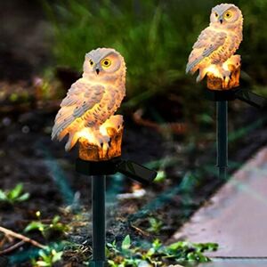 GOTRAYS Pack Owl Solar Lights Outdoor Waterproof Solar Powered Decorative Lights for Yard Patio Garden Lawn (Owl) GOTRAYS Pack Owl Solar Lights Outdoor Waterproof Solar Powered Decorative Lights for Yard Patio Garden Lawn (Owl)