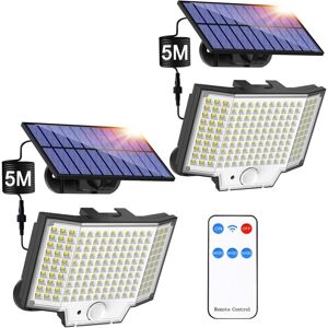 SJQKA Pack Solar Garden Light Outdoor IP65 Sensor 270° 3 Modes Solar Outdoor Lighting Spotlight Outdoor Porch Garage Lighting SJQKA Pack Solar Garden Light Outdoor IP65 Sensor 270° 3 Modes Solar Outdoor Lighting Spotlight Outdoor Porch Garage Lighting