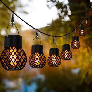 AIPERQ Pack Solar Lanterns Outdoor Hanging Lights 6 led IP65 Waterproof Warm White Solar Powered Garden Decoration for Balcony Backyard Wedding Camping AIPERQ Pack Solar Lanterns Outdoor Hanging Lights 6 led IP65 Waterproof Warm White Solar Powered Garden Decoration for Balcony Backyard Wedding Camping