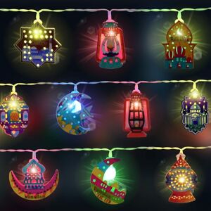 Tonchean - Ramadan String Lights, 3M 20 led usb Star Moon Lights Ramadan Light Decorations, Eid Mubarak Decoration Color led Muslim String Lights for Tonchean - Ramadan String Lights, 3M 20 led usb Star Moon Lights Ramadan Light Decorations, Eid Mubarak Decoration Color led Muslim String Lights for