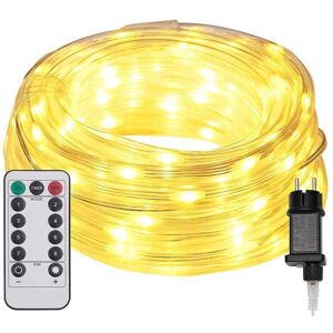 Rope Light with 2400 LEDs Warm White 100 m PVC vidaXL Rope Light with 2400 LEDs Warm White 100 m PVC vidaXL