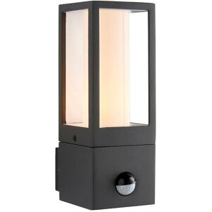 Saxby Lighting - Saxby Lantern Outdoor Wall Lamp Motion Sensor Textured Grey Paint IP44 Saxby Lighting - Saxby Lantern Outdoor Wall Lamp Motion Sensor Textured Grey Paint IP44