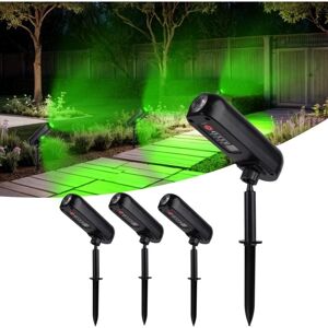 WOIYIC Set of 4 Green Solar Spotlights Outdoor Solar Lamp Waterproof IP65 Outdoor Solar Floodlight 2 Modes Outdoor Solar Lighting Outdoor Solar Light for WOIYIC Set of 4 Green Solar Spotlights Outdoor Solar Lamp Waterproof IP65 Outdoor Solar Floodlight 2 Modes Outdoor Solar Lighting Outdoor Solar Light for