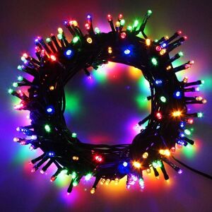 Shatchi - 100 led Multi Coloured String Fairy Lights Battery Operated Outdoor Timer 8 modes Shatchi - 100 led Multi Coloured String Fairy Lights Battery Operated Outdoor Timer 8 modes