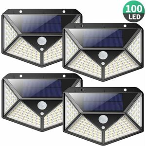 AYYQH SnowSolar Light OutdoorPowerful Version 4 Pack100 led 2200mAh Waterproof Outdoor Lighting 270° Solar Light Motion Sensor 180° Solar Spotlight Solar AYYQH SnowSolar Light OutdoorPowerful Version 4 Pack100 led 2200mAh Waterproof Outdoor Lighting 270° Solar Light Motion Sensor 180° Solar Spotlight Solar