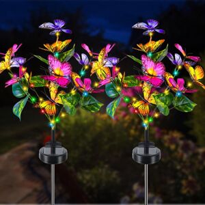 REDROAD Solar Garden Lights, Solar Butterfly Lights Outdoor, 2 Modes, Waterproof, Landscape Lighting, Path Lights, Garden Decor, Wedding, Christmas, Lawn, REDROAD Solar Garden Lights, Solar Butterfly Lights Outdoor, 2 Modes, Waterproof, Landscape Lighting, Path Lights, Garden Decor, Wedding, Christmas, Lawn,