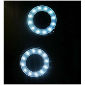 HOOPZI Solar Ground Lights 4 Pack IP68 Waterproof Solar Disk Lights for Outdoor Garden 12 LEDs for Patio Garden Pathway Lawn Yard White HOOPZI Solar Ground Lights 4 Pack IP68 Waterproof Solar Disk Lights for Outdoor Garden 12 LEDs for Patio Garden Pathway Lawn Yard White