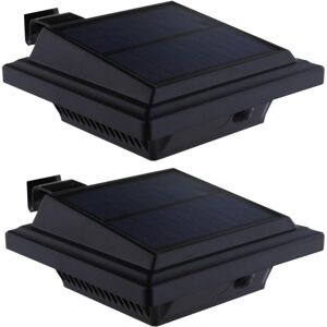 IKODM Solar Gutter Light 40 led Solar Lights Outdoor Black Garden Lighting Cool White Solar Light, 3W Security Wall Light Outdoor Lamp for Garage, Patio IKODM Solar Gutter Light 40 led Solar Lights Outdoor Black Garden Lighting Cool White Solar Light, 3W Security Wall Light Outdoor Lamp for Garage, Patio