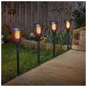 MARCO PAUL Solar LED Flaming Stake Light Garden Torch Light Solar Powered Torch Lights with Realistic Flame Effect Waterproof Garden Lamp Stakes MARCO PAUL Solar LED Flaming Stake Light Garden Torch Light Solar Powered Torch Lights with Realistic Flame Effect Waterproof Garden Lamp Stakes