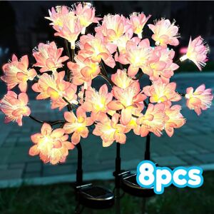 REDROAD Solar Light Outdoor Garden Decoration, IP65 Waterproof Solar Garden Light, 2 Modes Peach Blossom Landscape Lighting Creative Pathway Stakes for Yard, REDROAD Solar Light Outdoor Garden Decoration, IP65 Waterproof Solar Garden Light, 2 Modes Peach Blossom Landscape Lighting Creative Pathway Stakes for Yard,