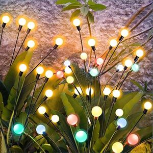 TINOR Solar Lights Outdoor, 4 Pieces 10 led Solar Lights Fireflies for Garden, Balcony, Outdoor Solar Lamp Garden Decoration, Waterproof IP65, [Energy TINOR Solar Lights Outdoor, 4 Pieces 10 led Solar Lights Fireflies for Garden, Balcony, Outdoor Solar Lamp Garden Decoration, Waterproof IP65, [Energy