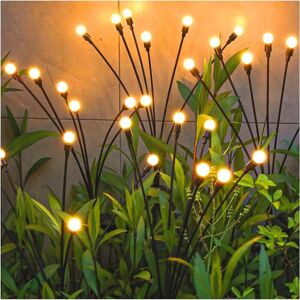 TINOR Solar Lights Outdoor, 4 Pieces 10 led Solar Lights Fireflies for Garden, Balcony, Outdoor Solar Lamp Garden Decoration, Waterproof IP65, [Energy TINOR Solar Lights Outdoor, 4 Pieces 10 led Solar Lights Fireflies for Garden, Balcony, Outdoor Solar Lamp Garden Decoration, Waterproof IP65, [Energy