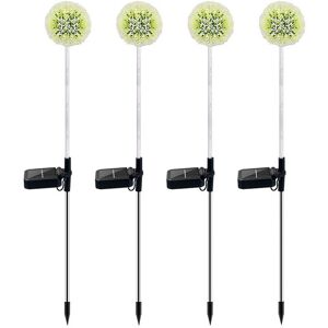 LINGHHANG Solar Lights Outdoor, 4 Pieces Dandelion Solar Lights with Color Changing LED, Waterproof Solar Lights Outdoor Garden for Lawn, Balcony, Terrace, LINGHHANG Solar Lights Outdoor, 4 Pieces Dandelion Solar Lights with Color Changing LED, Waterproof Solar Lights Outdoor Garden for Lawn, Balcony, Terrace,
