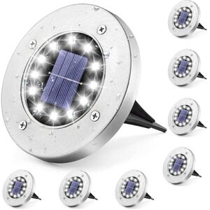 BEIJIYI Solar Lights Outdoor, 8 Pack 12 LED Solar Ground Lights, Decorative Lights IP65 Waterproof Solar Pathway Lights Perfect for Garden, Yard, Lawn, Park, BEIJIYI Solar Lights Outdoor, 8 Pack 12 LED Solar Ground Lights, Decorative Lights IP65 Waterproof Solar Pathway Lights Perfect for Garden, Yard, Lawn, Park,