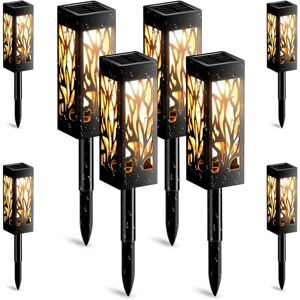 GOTRAYS Solar Lights Outdoor, 8 Pieces Garden Decoration Solar Lantern with Warm White Light IP65 Waterproof Solar Lights Outdoor Garden for Landscape, GOTRAYS Solar Lights Outdoor, 8 Pieces Garden Decoration Solar Lantern with Warm White Light IP65 Waterproof Solar Lights Outdoor Garden for Landscape,