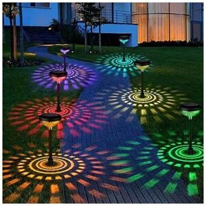 LINGHHANG Solar Lights Outdoor Garden, 2 Pieces Solar Light Outdoor Garden Lighting Decoration, IP65 Waterproof Solar Lights Outdoor Path for Garden Lawn LINGHHANG Solar Lights Outdoor Garden, 2 Pieces Solar Light Outdoor Garden Lighting Decoration, IP65 Waterproof Solar Lights Outdoor Path for Garden Lawn