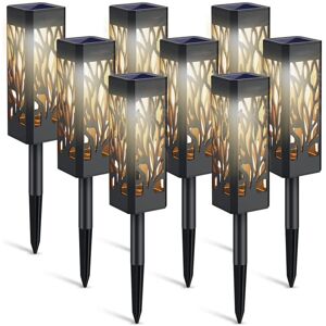 WOIYIC Solar Lights Outdoor Garden, 6 Pieces Garden Decoration Solar Lantern with Warm White Light, IP65 Waterproof Outdoor Solar Light Auto On/Off for WOIYIC Solar Lights Outdoor Garden, 6 Pieces Garden Decoration Solar Lantern with Warm White Light, IP65 Waterproof Outdoor Solar Light Auto On/Off for